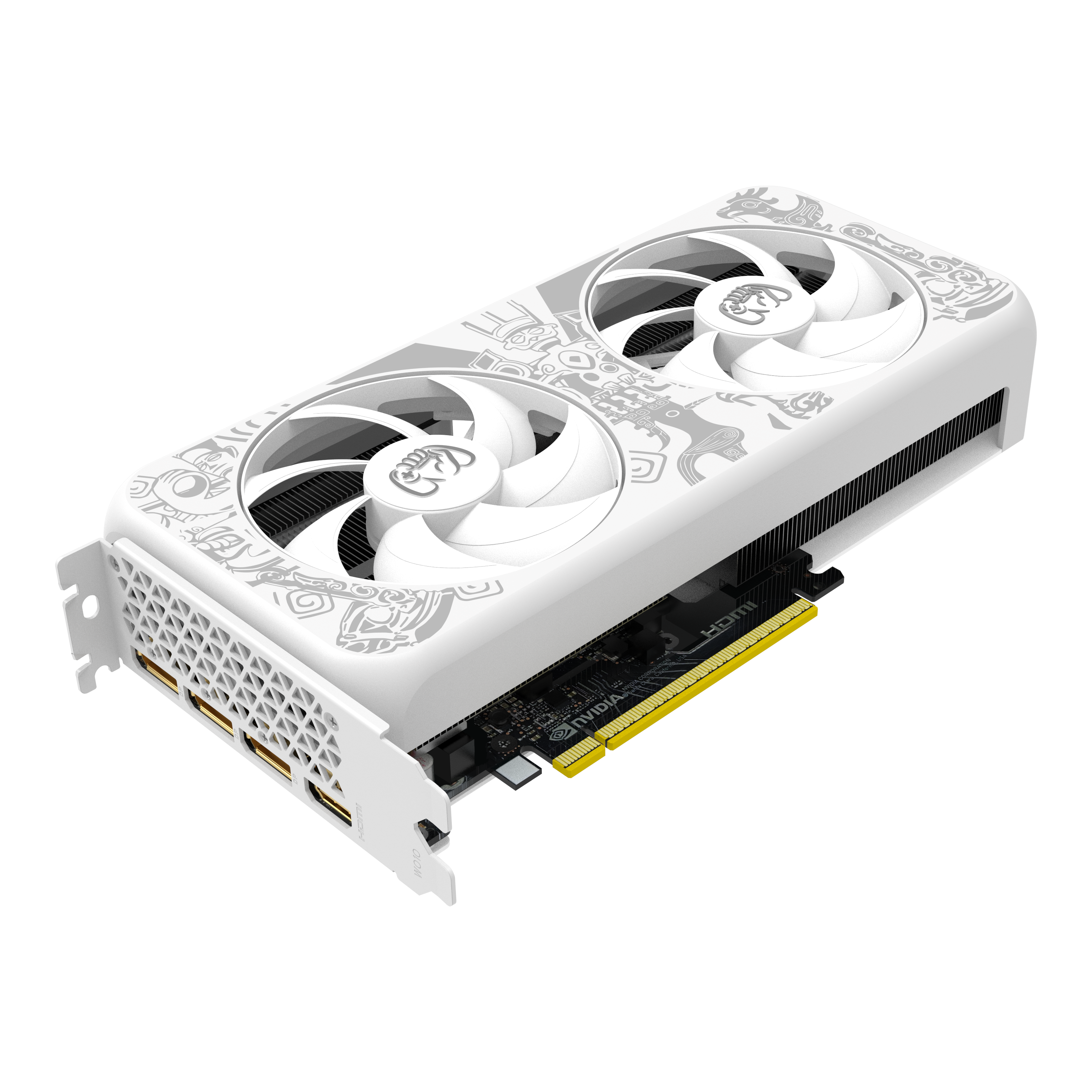 GamCrew GeForce RTX 5060 2X GDDR7 8GB White