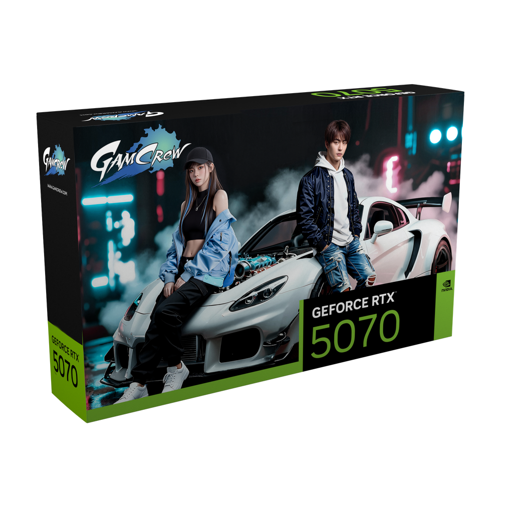GamCrew GeForce RTX 5070 3X GDDR7 12GB White